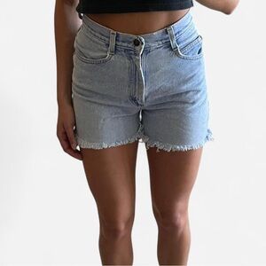 Lee Women's Denim Frayed Hem Shorts